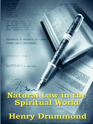 cover image of Natural Law in the Spiritual World